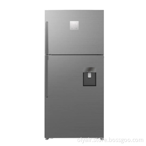 OLYAIR Double Door Refrigerator with Top-Mounted Freezer and Water Dispenser